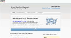 Desktop Screenshot of carradiorepair.com